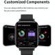 Montre Connectée 1.9 Pouces HD Écran Carré Appels Bluetooth et Suivi Cardiaque Multilingue Autonomie 30 Jours - www.yonis-sho...