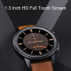 Montre Connectée Sportive Rouge 1.3 Pouces Suivi Multisport Étanche IP68 Avec Moniteur De Fréquence Cardiaque Et Notification...