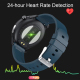 Montre Connectée Sportive Rouge 1.3 Pouces Suivi Multisport Étanche IP68 Avec Moniteur De Fréquence Cardiaque Et Notification...
