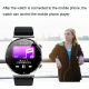 Montre Connectée Cuir Noir 1.32 Pouces Suivi Sportif Surveillance Cardiaque Sommeil Étanche IP67 Bluetooth 5.0 - www.yonis-sh...