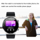Montre Connectée Cuir Noir 1.32 Pouces Suivi Sportif Surveillance Cardiaque Sommeil Étanche IP67 Bluetooth 5.0 - www.yonis-sh...