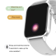 Montre Connectée Rose 1.69 Pouces Tactile Multifonction Surveillance Cardiaque Sport Etanche Bluetooth - www.yonis-shop.com