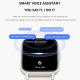 Montre Connectée Étanche IP68 Écran HD 1.83 Pouces Suivi Santé Température Cardiaque Tension Oxygène Batterie Longue Durée - ...