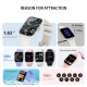 Montre Connectée Étanche IP68 Écran HD 1.83 Pouces Suivi Santé Température Cardiaque Tension Oxygène Batterie Longue Durée - ...