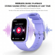 Montre Connectée Étanche IP68 Écran HD 1.83 Pouces Suivi Santé Température Cardiaque Tension Oxygène Batterie Longue Durée - ...