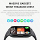 Montre Connectée Étanche IP68 Écran HD 1.83 Pouces Suivi Santé Température Cardiaque Tension Oxygène Batterie Longue Durée - ...