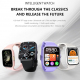 Montre Connectée Étanche IP68 Écran HD 1.83 Pouces Suivi Santé Température Cardiaque Tension Oxygène Batterie Longue Durée - ...