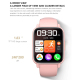 Montre Connectée Étanche IP68 Écran HD 1.83 Pouces Suivi Santé Température Cardiaque Tension Oxygène Batterie Longue Durée - ...
