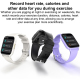 Montre Connectée Étanche IP68 Écran HD 1.83 Pouces Suivi Santé Température Cardiaque Tension Oxygène Batterie Longue Durée - ...