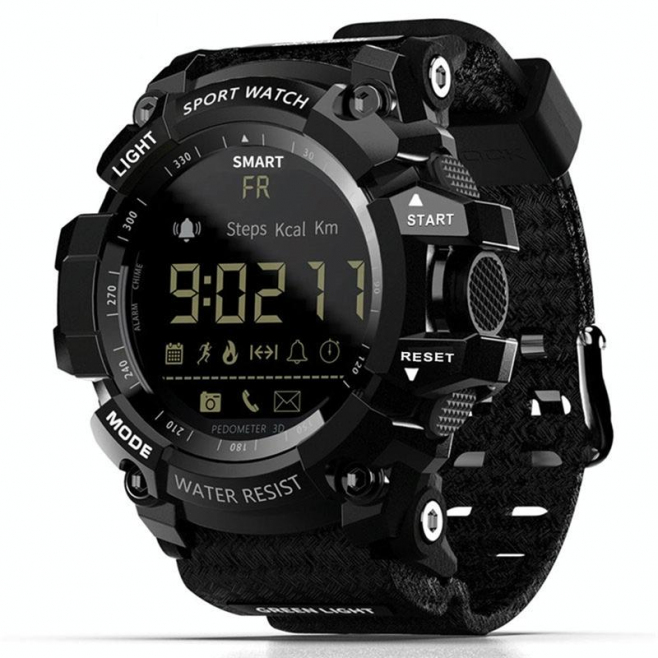 Montre Connectée Étanche 50m Avec Écran LCD Rappels Notifications Télécommande Caméra Moniteur Activité - www.yonis-shop.com