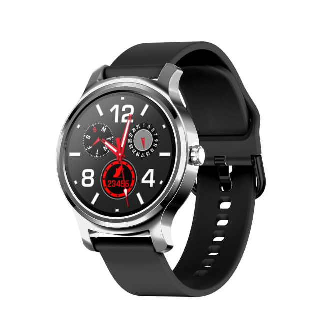 Montre Connectée Femme Or Rose Étanche IP65 Écran IPS 1.3 Pouces Bluetooth Multifonctions Surveillance Sommeil Compatible IOS...