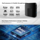 Box TV Android 11 Pour Téléviseur Connecté Amlogic S905W2 4 Go 64 Go WiFi Bi Bande - www.yonis-shop.com