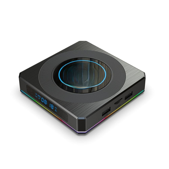 Box TV Android 11 8K Avec Télécommande 4 Go 64 Go Processeur Amlogic S905X4 WiFi Double Bande Bluetooth - www.yonis-shop.com