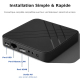 Box Android TV 4K Avec WiFi Bi Bande 2 4G 5G Bluetooth Et Android 10 HDMI Pour TV Ancienne Et Récente - www.yonis-shop.com
