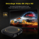 Box TV 4K Android 12 Avec Télécommande 4 Go 64 Go WiFi Double Bande - www.yonis-shop.com