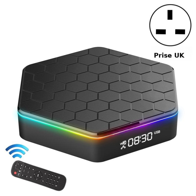 Box TV Android 12 8K Multimédia Avec Télécommande WiFi 6 H618 Quad Core 2 Go 16 Go - www.yonis-shop.com