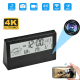 Réveil Caméra HD 1080p Vision Nocturne Détection de Mouvement Surveillance Sécurité Maison Sans Fil - www.yonis-shop.com