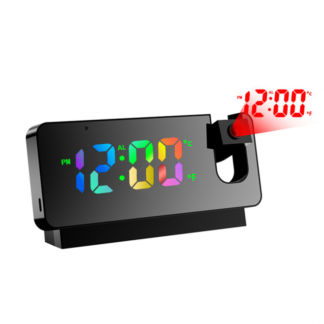 Réveil Caméra HD Wifi Vision Nocturne Détection de Mouvement Surveillance 1080p