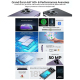 Smartphone Android 13 8GB+256GB Écran 6.6 Pouces Caméra 50MP Batterie 5160mAh NFC 4G - www.yonis-shop.com
