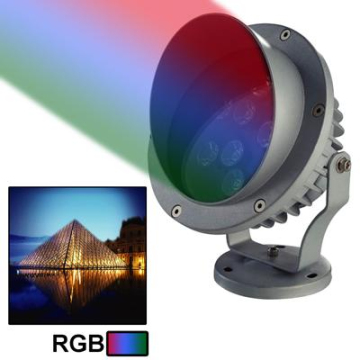 Projecteur LED Extérieur 50 W étanche IP65 - Couleurs RGB Et Blanc, 4500 Lm, Pour Jardin, Terrasse, Mur - 3
