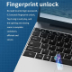 Ordinateur Portable 15.6 Pouces 16GB RAM 512GB SSD Windows 11 Quad Core Fingerprint Silver - www.yonis-shop.com