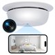 Détecteur De Fumée Caméra Espion Full HD 1080p Wifi Connectée Surveillance Maison Bureau Vision Nocturne Détection De Mouveme...