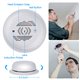 Détecteur De Fumée Caméra Espion Full HD 1080p Wifi Connectée Surveillance Maison Bureau Vision Nocturne Détection De Mouveme...