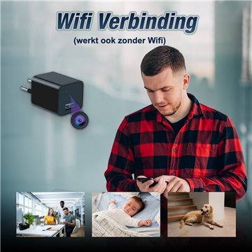 Caméra Espion WiFi 10000mAh Biddsgg - 4K, Vision Nocturne Et Détection De Mouvement