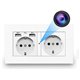 Prise Caméra Espion WiFi Full HD 1080p Détection de Mouvement - www.yonis-shop.com