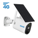 Caméra Surveillance HD 1080P 4G Panneau Solaire 3.8W Vision Nocturne Audio Bidirectionnel Alarme PIR Stockage Cloud IP66 - ww...