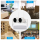 Camera Surveillance HD 1080P Sans Fil Vision Nocturne Detection PIR Audio Bidirectionnel Micro SD 128GB - www.yonis-shop.com