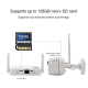Camera Surveillance HD 1080P Sans Fil Vision Nocturne Detection PIR Audio Bidirectionnel Micro SD 128GB - www.yonis-shop.com