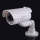 Caméra Surveillance Factice Réaliste Avec LED Rouge Clignotante Mouvement Motorisé Sans Fil - www.yonis-shop.com