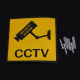 Caméra Surveillance Factice Réaliste Avec LED Rouge Clignotante Mouvement Motorisé Sans Fil - www.yonis-shop.com