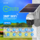 Caméra Surveillance Extérieure HD 3MP Étanche IP66 Vision Nocturne Couleur Panneau Solaire WiFi PTZ Stockage Cloud - www.yoni...