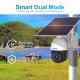 Caméra Surveillance Extérieure HD 3MP Étanche IP66 Vision Nocturne Couleur Panneau Solaire WiFi PTZ Stockage Cloud - www.yoni...
