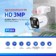 Camera Surveillance 3MP HD Détection De Mouvement Contrôle APP Pan & Tilt WiFi Vision Nocturne IP66 - www.yonis-shop.com