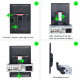 Autoradio 9.5 Pouces MP5 Carplay Bluetooth FM USB Écran Tactile Haute Résolution Caméra de Recul - www.yonis-shop.com