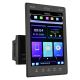 Autoradio Double Spindle Écran Vertical 9.5 Pouces MP5 Player Bluetooth Carplay USB FM Radio Caméra Recul Contrôle Volant