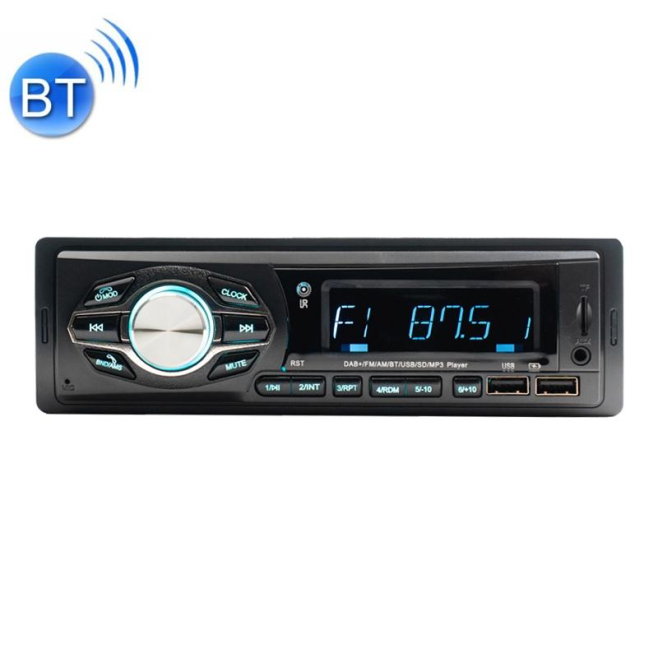 Autoradio Bluetooth DAB+ Avec Écran LED Couleurs Et Télécommande - www.yonis-shop.com