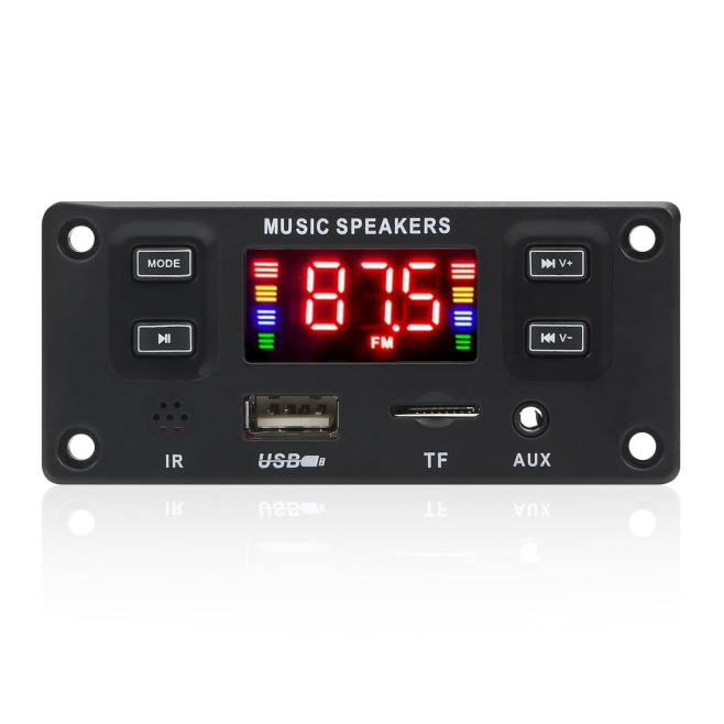 Autoradio Bluetooth Avec Amplificateur Puissant Décodeur Enregistrement Appels Perte Nulle - www.yonis-shop.com