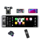 Autoradio Écran Tactile 5.1 Pouces 1024x600 Bluetooth 4.2 Carplay Android Auto USB Double Caméra de Recul FM MP5