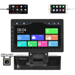 Autoradio &Eacute;cran Tactile 10.1 Pouces HD Carplay Cam&eacute;ra 12 Lumi&egrave;res Bluetooth USB FM Radio Mirror Link - www.yonis-shop.com