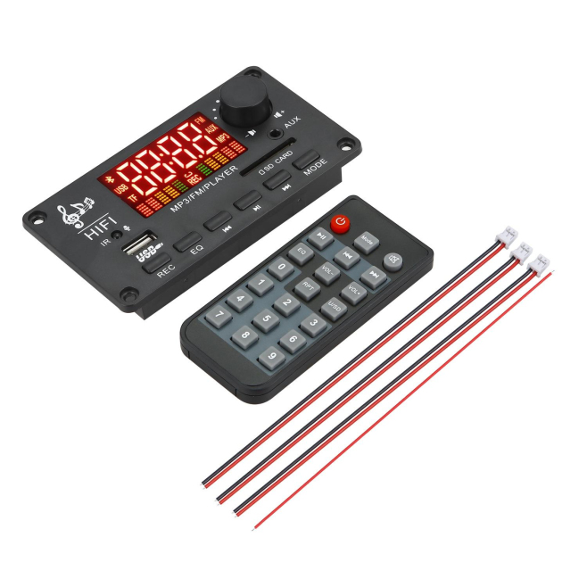 Accessoire Autoradio Écran Couleur Bluetooth FM Appels Enregistrement 50W 12V - www.yonis-shop.com