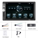 Autoradio Bluetooth 7 Pouces HD CarPlay Android Auto Écran Tactile Réversing Image Intégrée