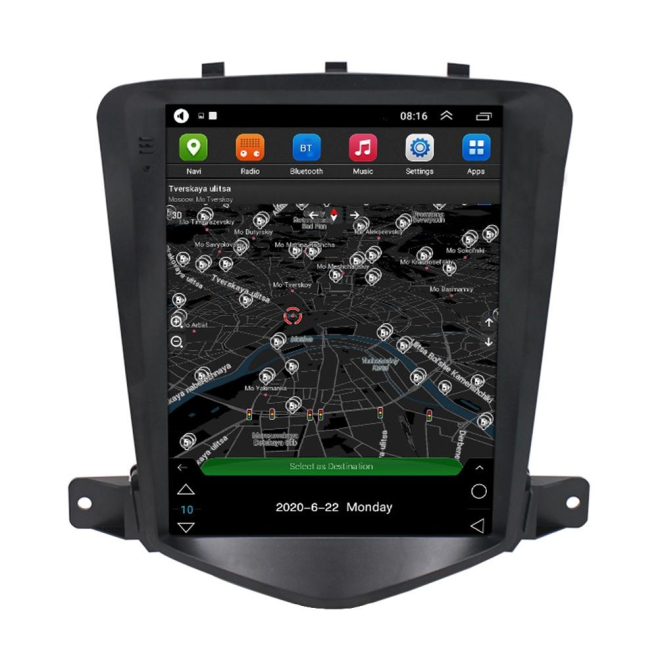 Autoradio 9.7 Pouces Navigation GPS Android 10 Bluetooth WIFI USB Écran Tactile Haute Résolution - www.yonis-shop.com