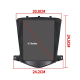 Autoradio 9.7 Pouces Android 10 Navigation GPS Bluetooth WIFI Écran Tactile Haute Résolution USB Dual FM Radio Contrôle Volan...