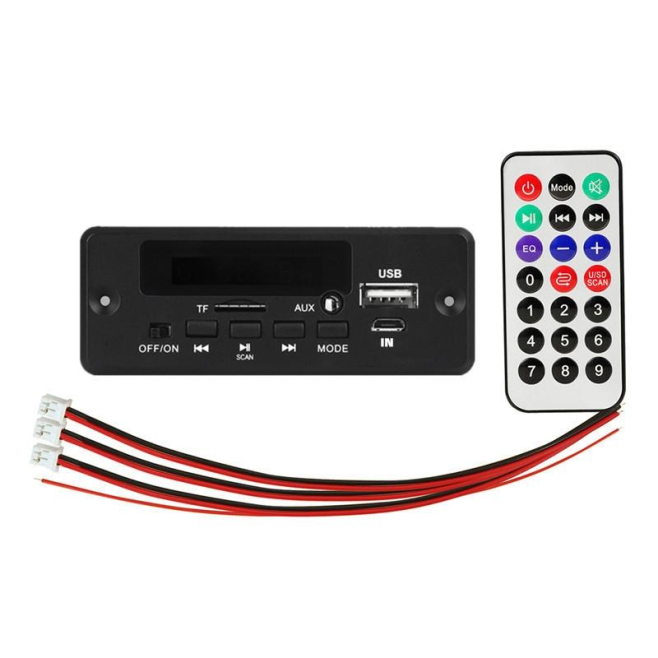 Accessoire Autoradio Bluetooth Avec Amplificateur MP3 Décodage Enregistrement Et Appels - www.yonis-shop.com