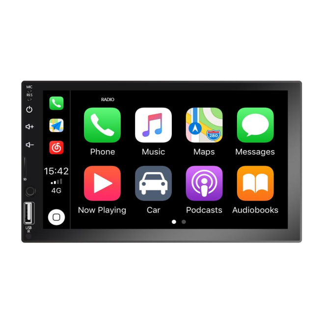 Autoradio 7 Pouces MP5 Bluetooth FM Télécommande Écran Tactile et Caméra de Recul - www.yonis-shop.com