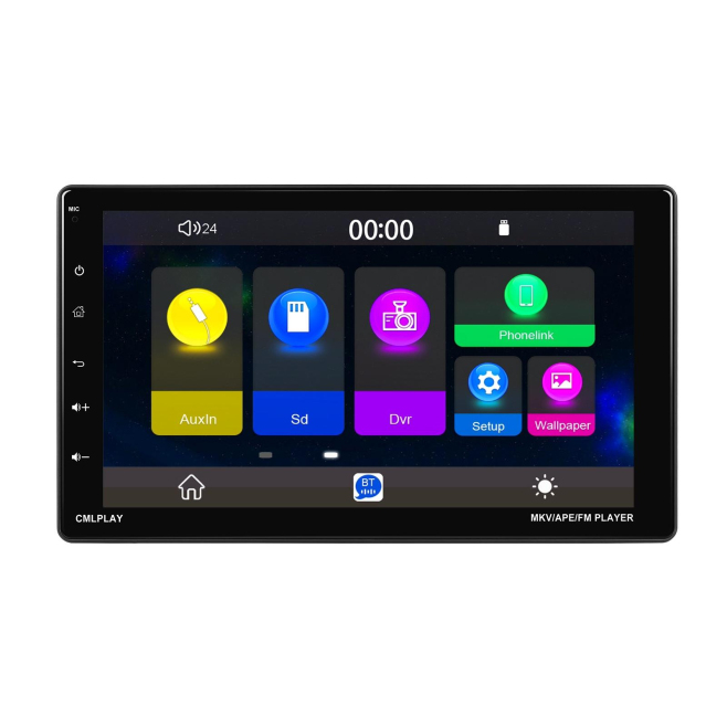 Autoradio 9 Pouces Écran Tactile Android CarPlay Bluetooth FM USB Réversibilité Haute Résolution - www.yonis-shop.com